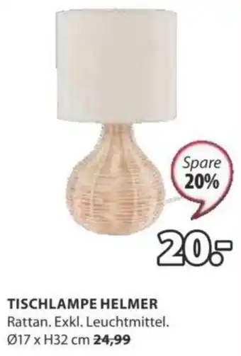 JYSK TISCHLAMPE HELMER Angebot