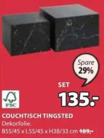 JYSK COUCHTISCH TINGSTED Angebot