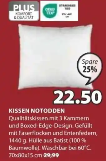 JYSK KISSEN NOTODDEN Angebot