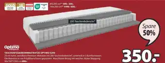 JYSK TASCHENFEDERKERNMATRATZE OPTIMO S200 Angebot