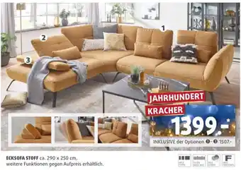 Polstermöbel Fischer ECKSOFA STOFF Angebot
