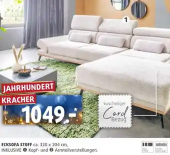 Polstermöbel Fischer ECKSOFA STOFF Angebot