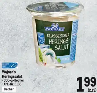 Metro Wojnar's Heringssalat Angebot