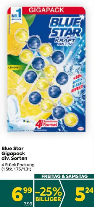 Billa Blue Star Gigapack div. Sorten Angebot
