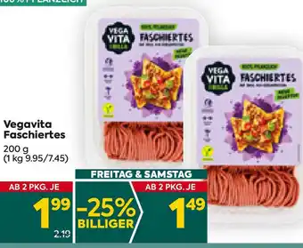 Billa Vegavita Faschiertes Angebot