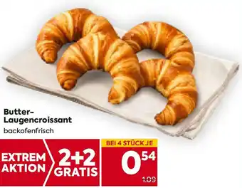 Billa Butter- Laugencroissant Angebot