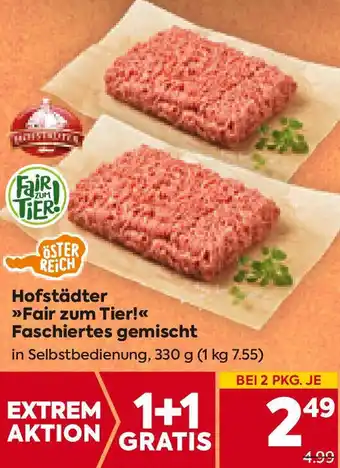 Billa Hofstädter >>Fair zum Tier!<< Faschiertes gemischt Angebot