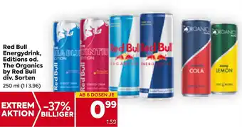 Billa Red Bull Energydrink, Editions od. Angebot