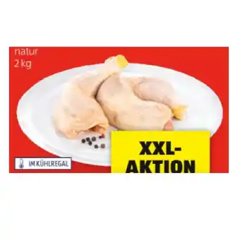 Hofer Genuss 100% aus österreich xxl hühnerkeulen hofer 2 kilogramm 1 packung Angebot
