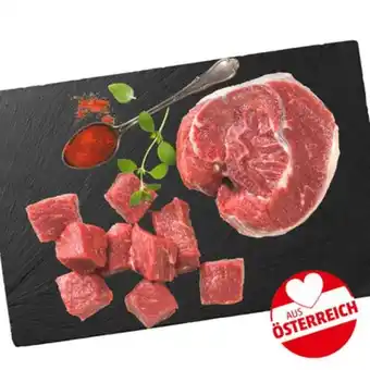 PENNY Ich bin österreich rindsgulaschfleisch würfelig geschnitten od. im stück penny 1 kilogramm Angebot