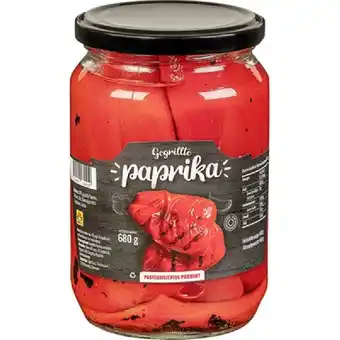 PENNY Gegrillte paprika penny 680 gramm 1 glas Angebot