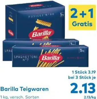 T&G Barilla Teigwaren 1kg Angebot