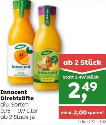 ADEG Innocent Direktsäfte Angebot