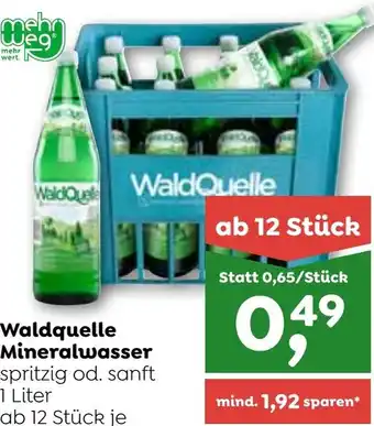 ADEG Waldquelle Mineralwasser 1 Liter Angebot