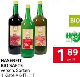 Transgourmet HASENFIT BIO SÄFTE Angebot
