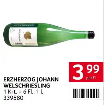 Transgourmet ERZHERZOG JOHANN WELSCHRIESLING Angebot