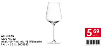 Transgourmet WEINGLAS ILIOS NR. 22 Angebot