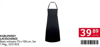 Transgourmet KARLOWSKY LATZSCHÜRZE Angebot