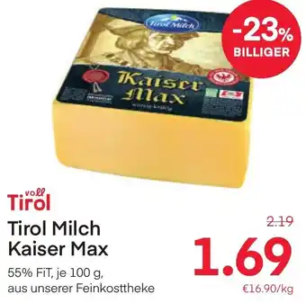 MPreis Tirol Milch Kaiser Max Angebot