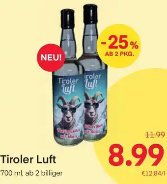 MPreis Tiroler Luft 700 ml Angebot