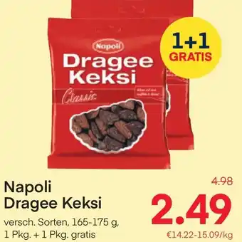 MPreis Napoli Dragee Keksi Angebot