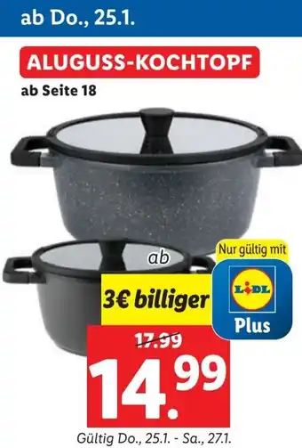 Lidl ALUGUSS-KOCHTOPF Angebot