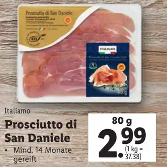 Lidl Prosciutto di San Daniele Angebot