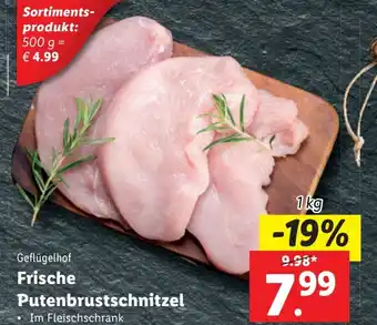 Lidl Frische Putenbrustschnitzel Angebot