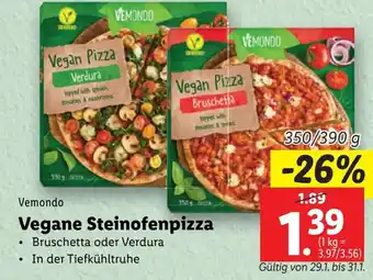 Lidl Vegane Steinofenpizza Angebot