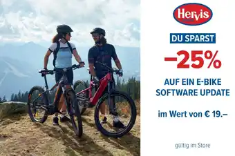 Hervis Hervis DU SPARST EIN E-BIKE SOFTWARE UPDATE Angebot