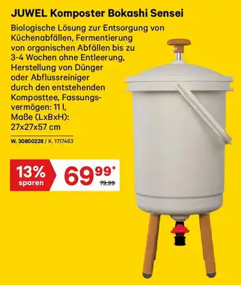 Lagerhaus JUWEL Komposter Bokashi Sensei Angebot