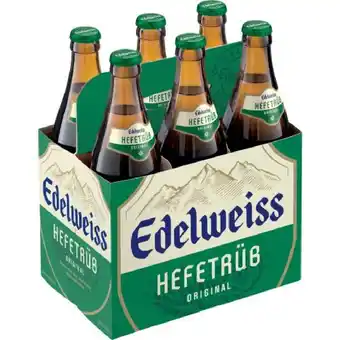 Spar Edelweiss weißbier hefetrüb, dunkel, hofbräu oder alkoholfrei spar 0.50 liter 1 flasche Angebot