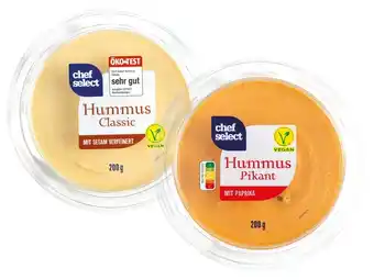 Lidl Chef select hummus versch. sorten lidl 200 gramm 1 packung Angebot