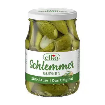Unimarkt Efko schlemmergurken versch. sorten unimarkt 370 milliliter 1 glas Angebot