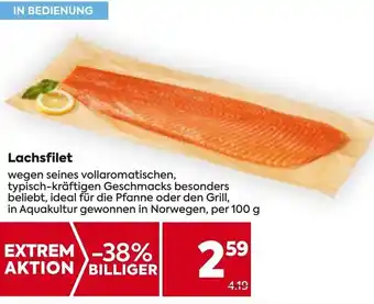 Billa Lachsfilet 100g Angebot