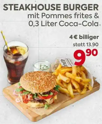 Billa STEAKHOUSE BURGER Angebot