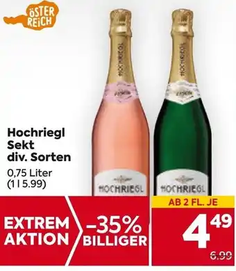 Billa Hochriegl Sekt 0.75L Angebot