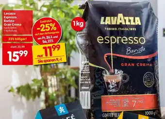 Interspar Lavazza Espresso Barista Gran Crema 1-kg Angebot