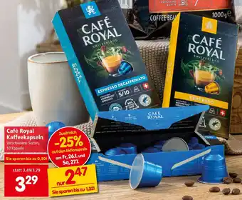 Interspar Café Royal Kaffeekapseln Angebot