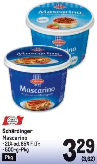 Metro Schärdinger Mascarino 500g Angebot