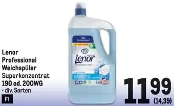 Metro Lenor Professional Weichspüler Superkonzentra Angebot