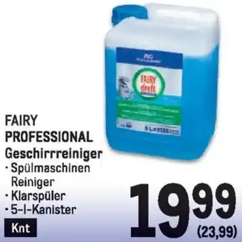 Metro FAIRY PROFESSIONAL Geschirrreiniger 5L Angebot