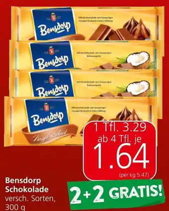 Spar Bensdorp Schokolade 300 g Angebot
