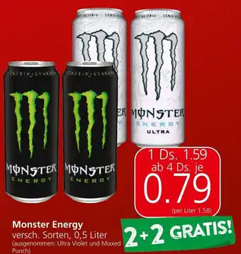Spar Monster Energy 0.5 Liter Angebot