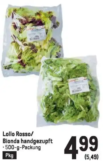 Metro Lollo Rosso/ Bionda handgezupft -500-g-Packung Angebot