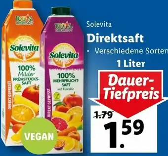 Lidl Direktsaft 1 Liter Angebot