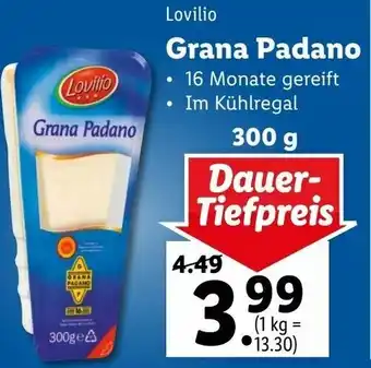 Lidl Grana Padano 300g Angebot