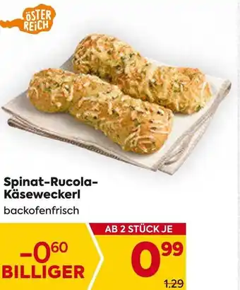 Billa Spinat-Rucola-Käseweckerl Angebot