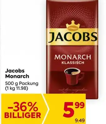 Billa Jacobs Monarch 500 g Angebot