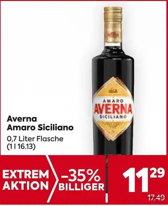 Billa Averna Amaro Siciliano 0,7 Angebot